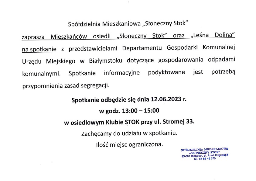 spotkanie STOK